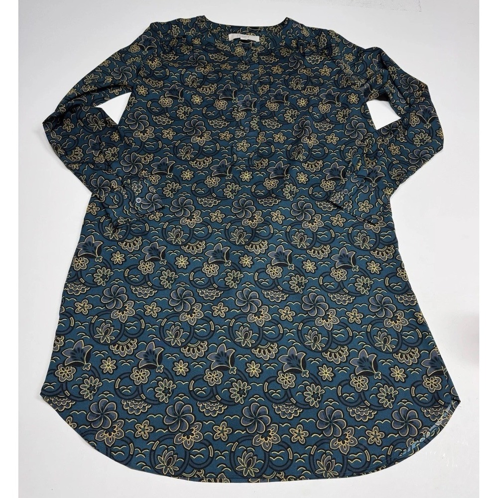 Ann Taylor LOFT Women's Multicolor Long Sleeve Shift Dress‎ Size XS